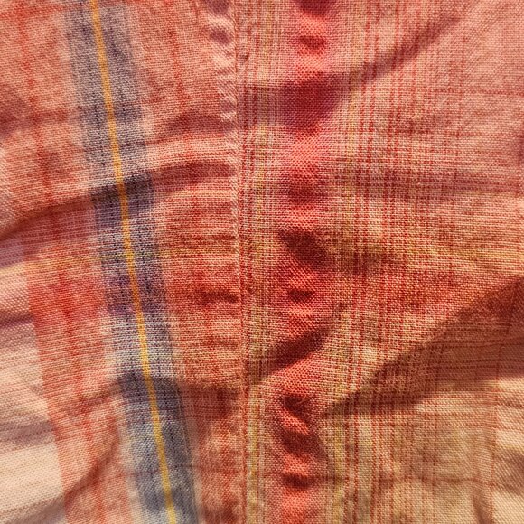 Harley-Davidson Pink Plaid Short Sleeve Shirt size 1W - Picture 3 of 6